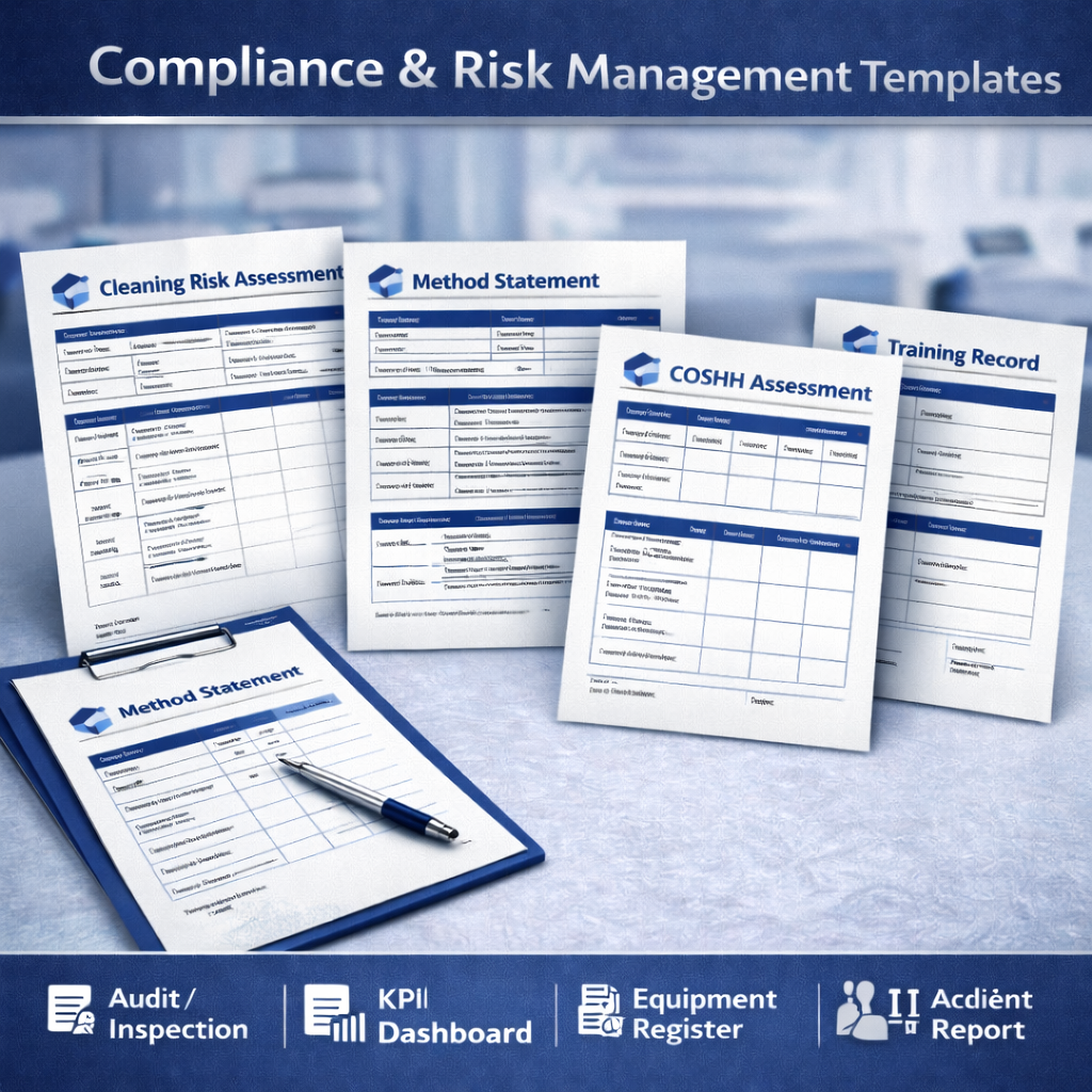 cleaning risk assessment and method statement templates