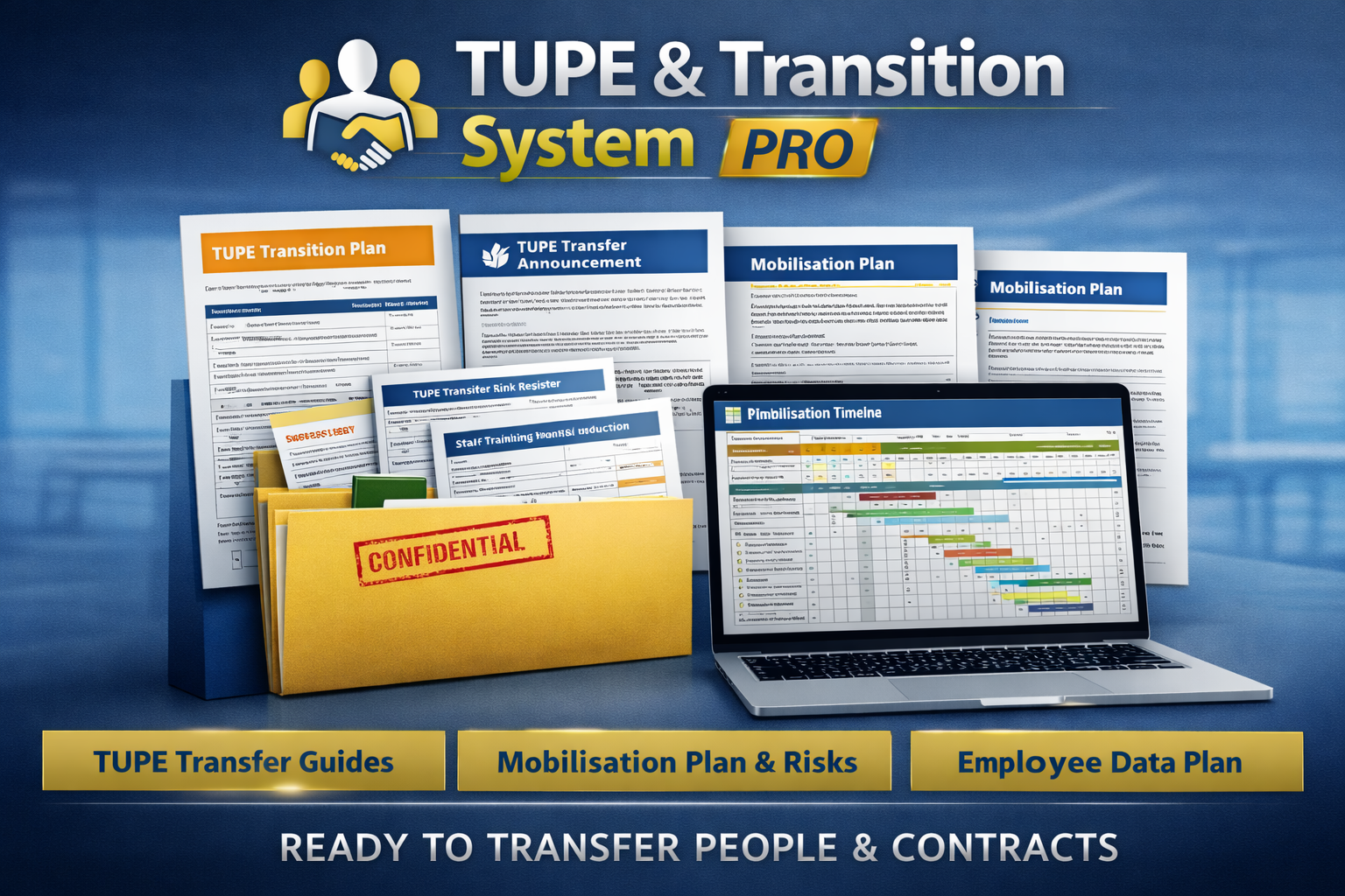 TUPE transfer and contract mobilisation system for cleaning and facilities framework contract transitions